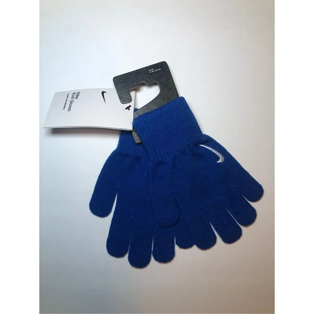 Nike Youth Gloves Cold Weather Gloves Royal Blue Size S-M
